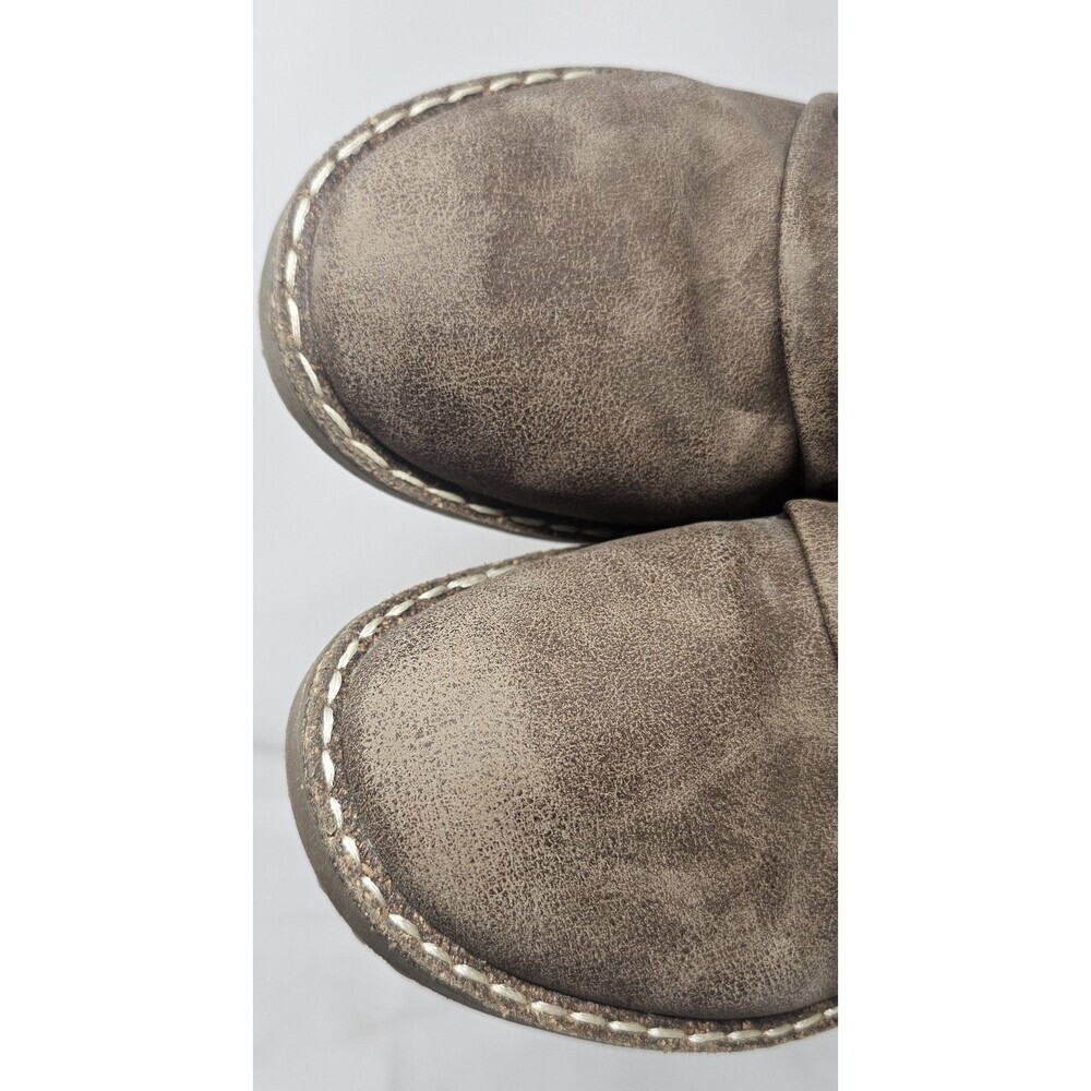 Blowfish Women's Malibu Cozy Up Vegan Ankle Boots Flat Size 8.5 Brown Buttons - Picture 13 of 13